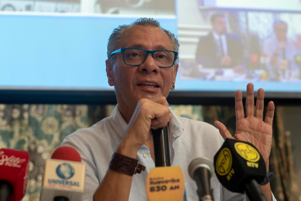 Ecuador condena concesión de asilo de México a Jorge Glas