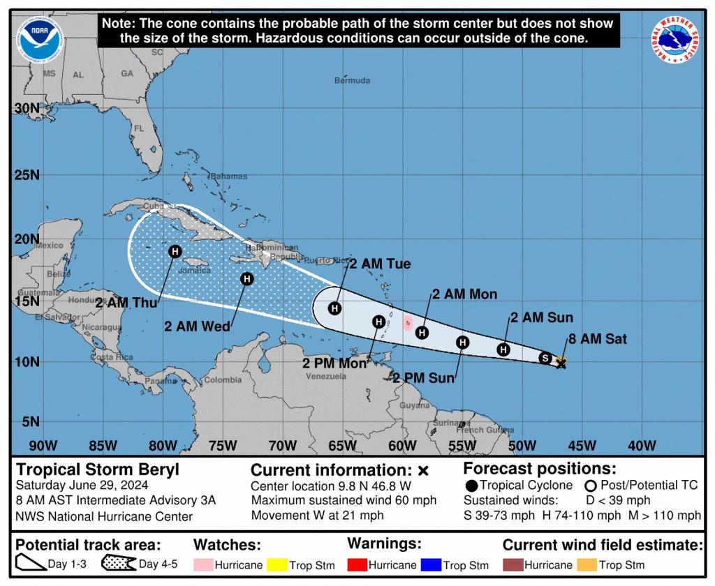 Caricom aplaza su cumbre anual por el huracán ‘Beryl’