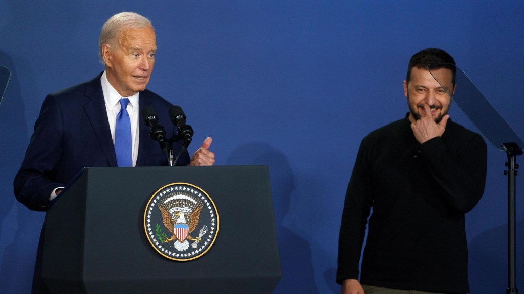Zelenski agradece a Biden su “inquebrantable” apoyo a la lucha de Ucrania y espera que el apoyo de EE.UU. continúe
