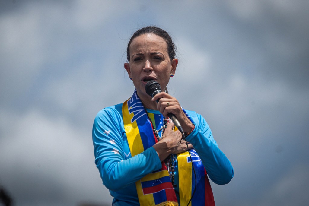 Machado llama al mundo a responsabilizar a Maduro de “la represión desatada” en Venezuela