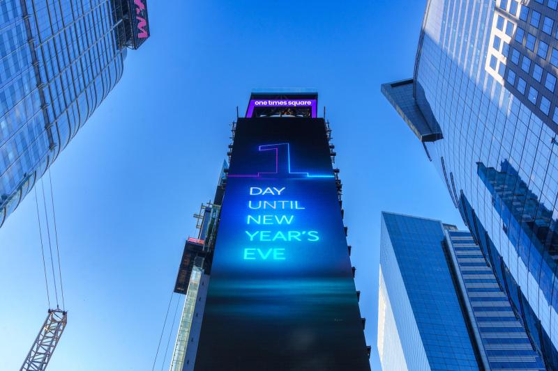 Policías, cámaras y drones vigilarán la víspera de Año Nuevo en Times Square de NY