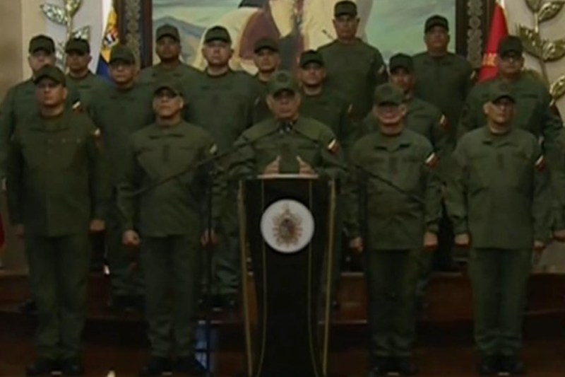 Fuerza Armada de Venezuela reitera lealtad a Maduro de cara a investidura