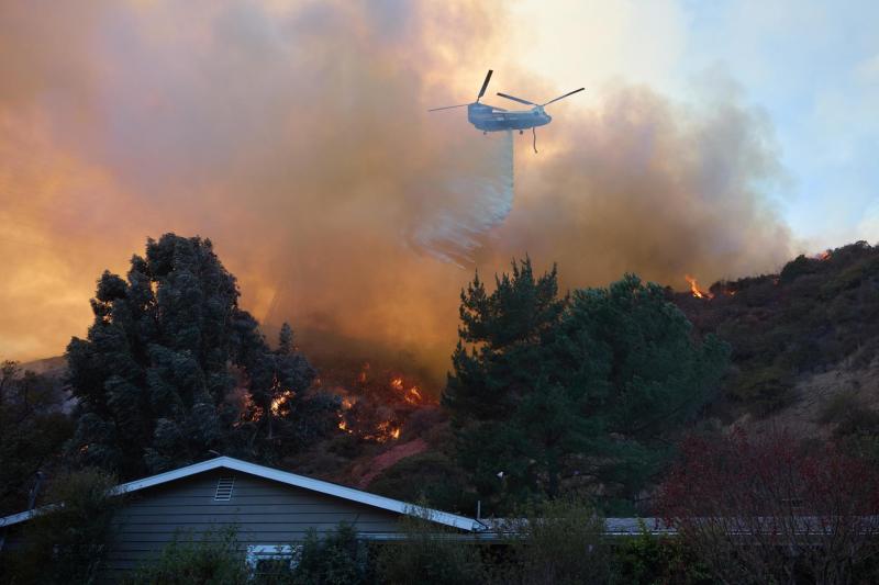 Incendios arrasan Los Ángeles, California; hay 15 mil hectáreas quemadas