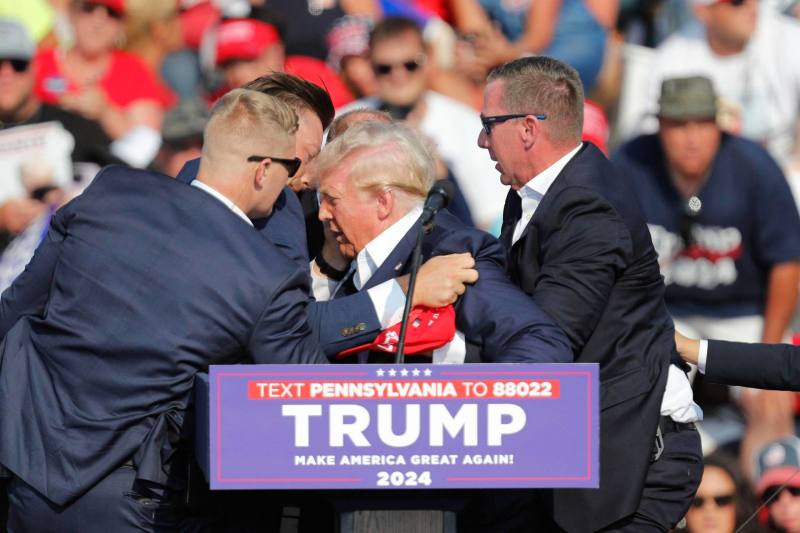 A un año del atentado a Trump, Senado acusa “asombrosos fallos” del Servicio Secreto