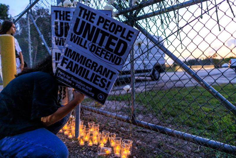 Suben 111 % los migrantes detenidos en Florida tras el regreso de Trump, alerta HRW