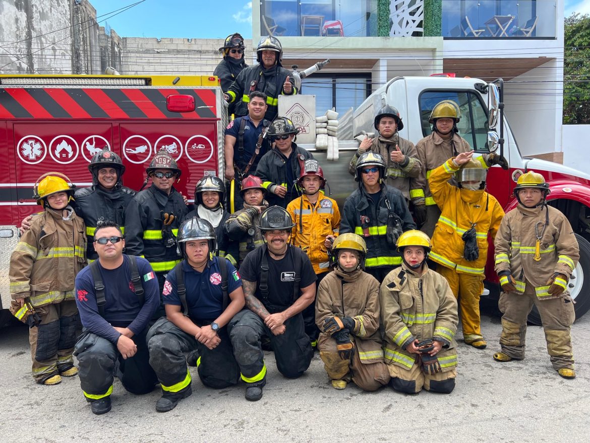 Gobierno de Estefanía Mercado fortalece la preparación técnica y operativa de bomberos de la Zona Norte