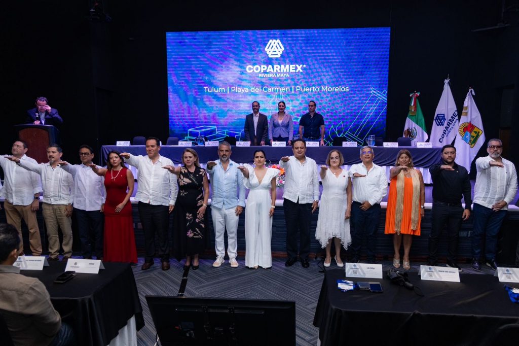 Estefanía Mercado respalda renovación de COPARMEX Riviera Maya y llama a unidad empresarial
