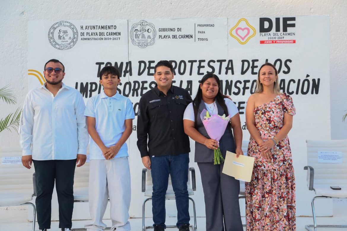 Eduardo Asencio toma protesta a 150 Impulsores de la Transformación del DIF Playa del Carmen