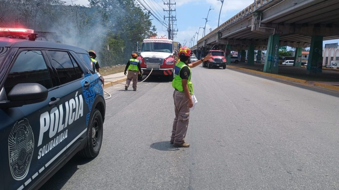 Gobierno de Playa del Carmen refuerza llamado a prevenir incendios y proteger a la ciudadanía