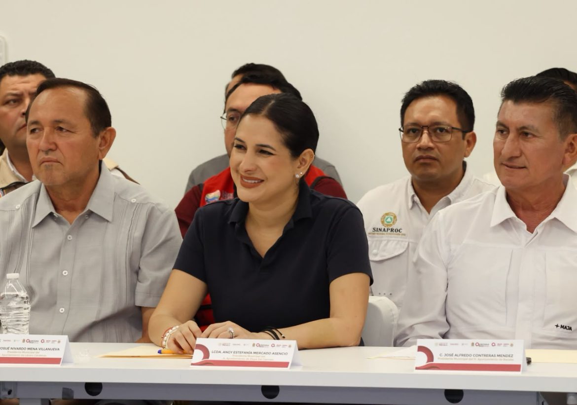Estefanía Mercado participa en sesión estatal de Protección Civil y refrenda coordinación para la temporada de lluvias y ciclones
