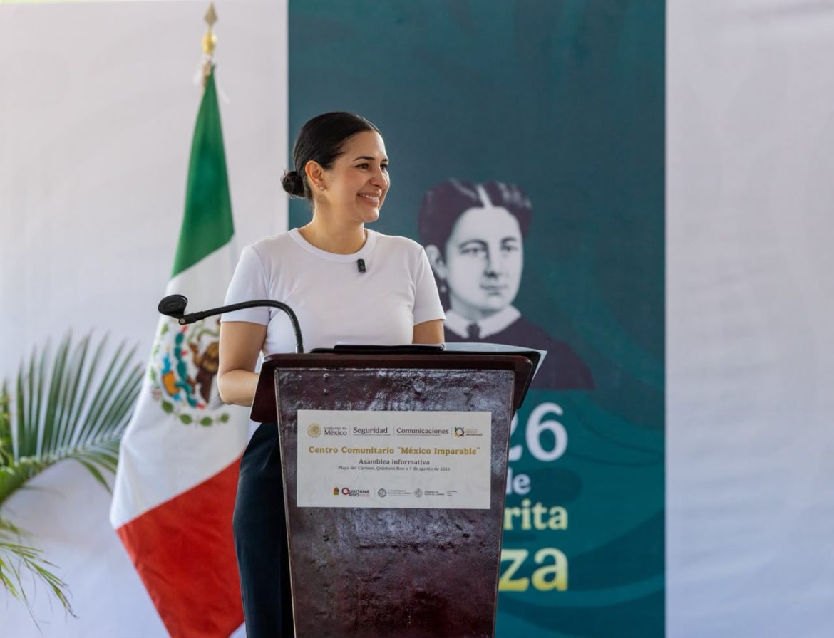Miguel Torruco, Mara Lezama y Estefanía Mercado ponen en marcha obra del primer Centro Comunitario “México Imparable” de Quintana Roo