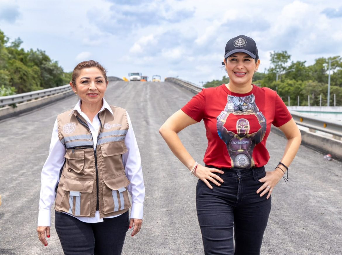 Supervisa Estefanía Mercado estándares de calidad de obras de repavimentación en Playa del Carmen