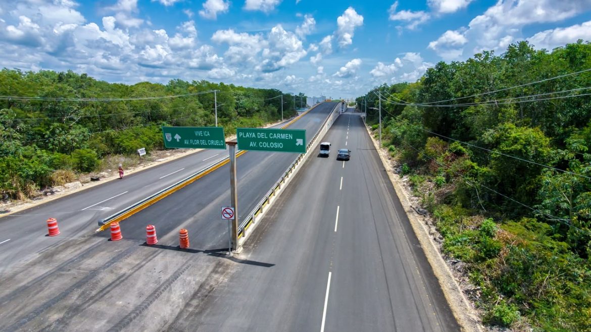 Estefanía Mercado cumple con la repavimentación del puente vehicular y las calles laterales de la avenida Flor de Ciruelo