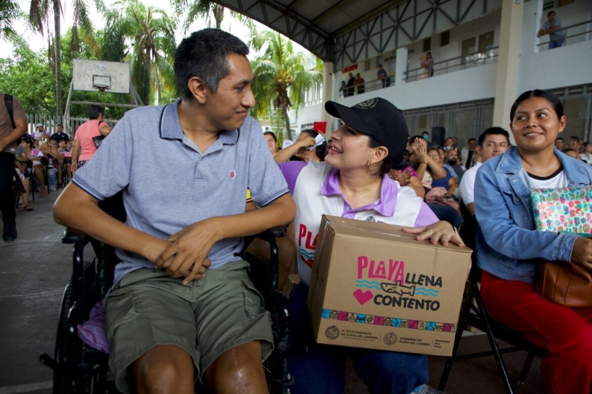 Estefanía Mercado lleva bienestar a las familias de Playa del Carmen con 36 mil apoyos alimentarios