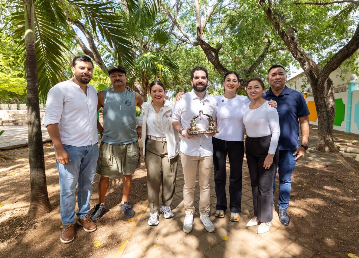 Estefanía Mercado lleva “Parquemanía” a la colonia Ejido y anuncia la primera Tiendita Playense para personas adultas mayores