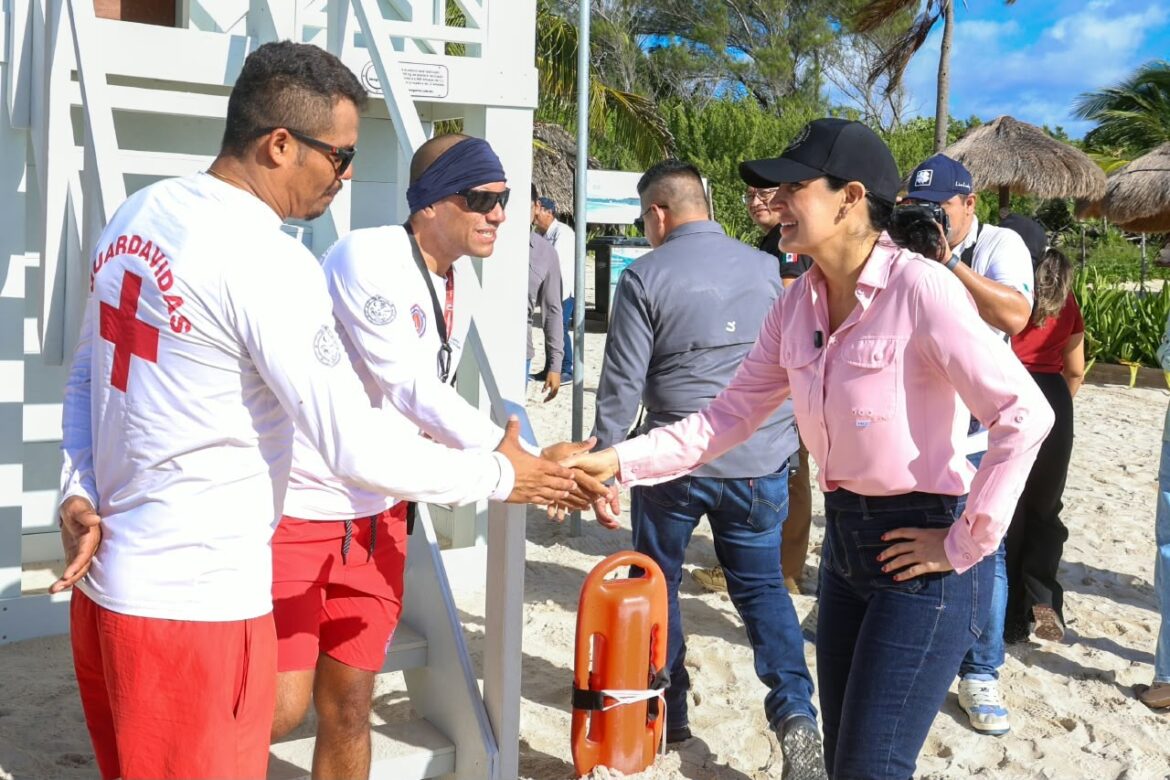 Estefanía Mercado fortalece la seguridad y atención ambiental en Playa 72