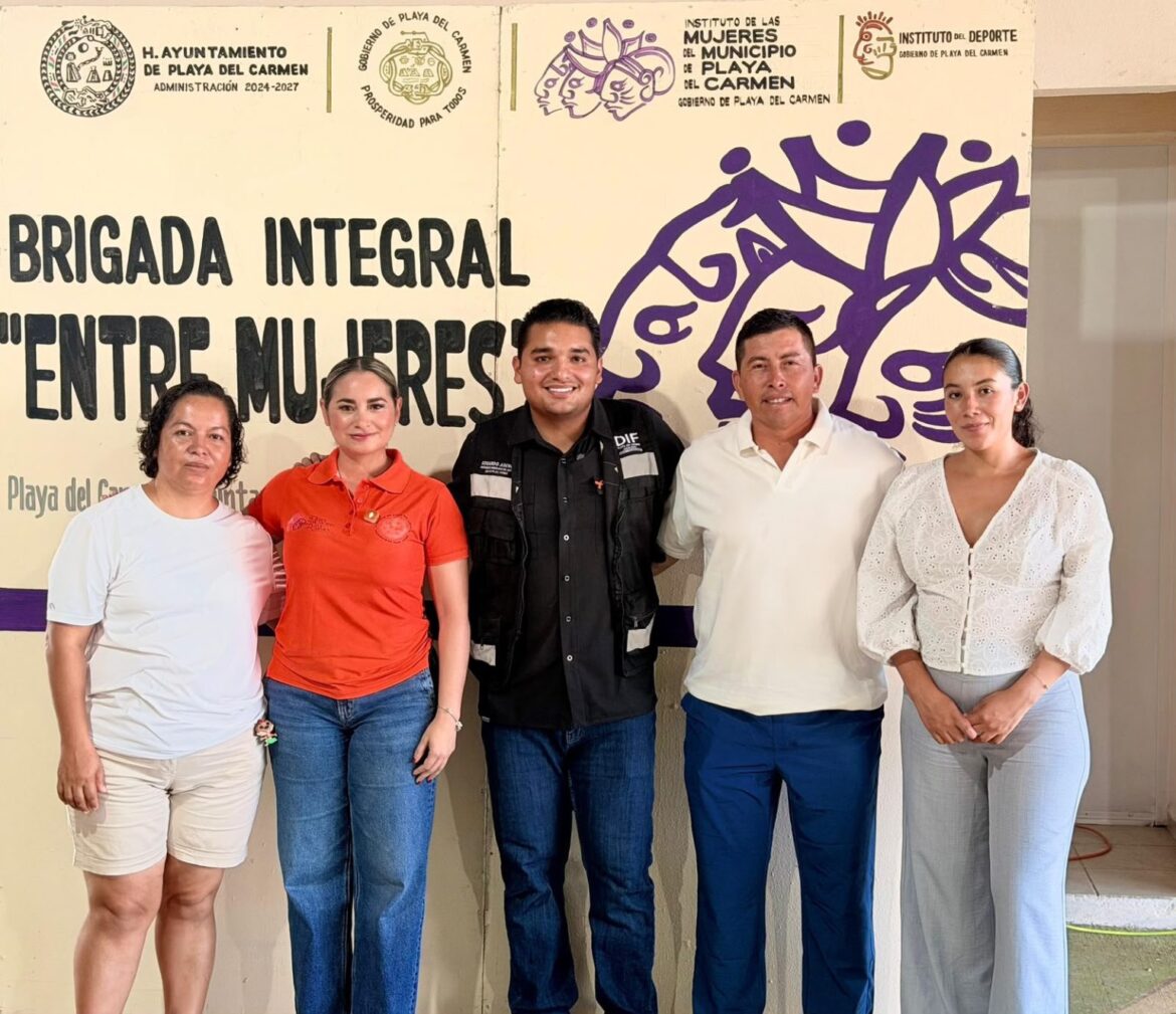 Gobierno de Estefanía Mercado acerca servicios municipales a través de la Brigada “Entre Mujeres”
